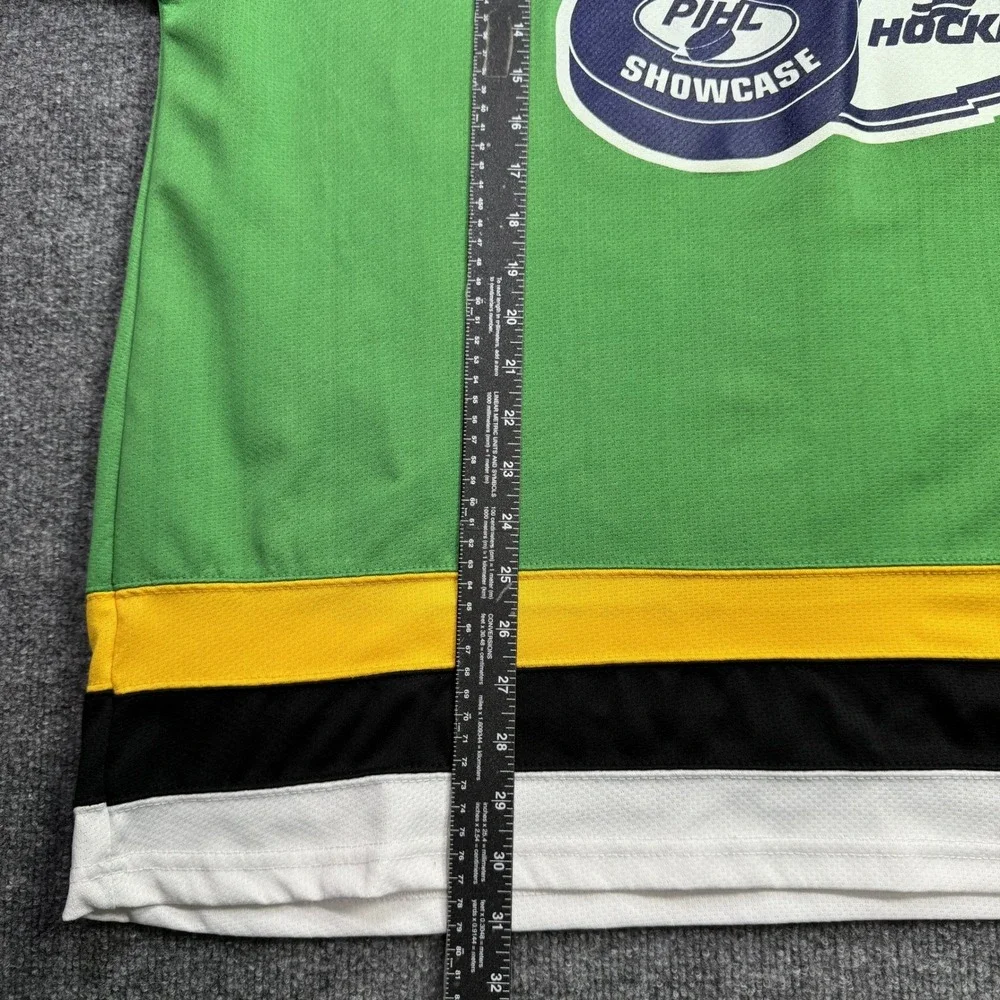 USA Hockey Reese 19 PIHL Showcase DSC Sports Jersey Mens XL Green Midwest Retro